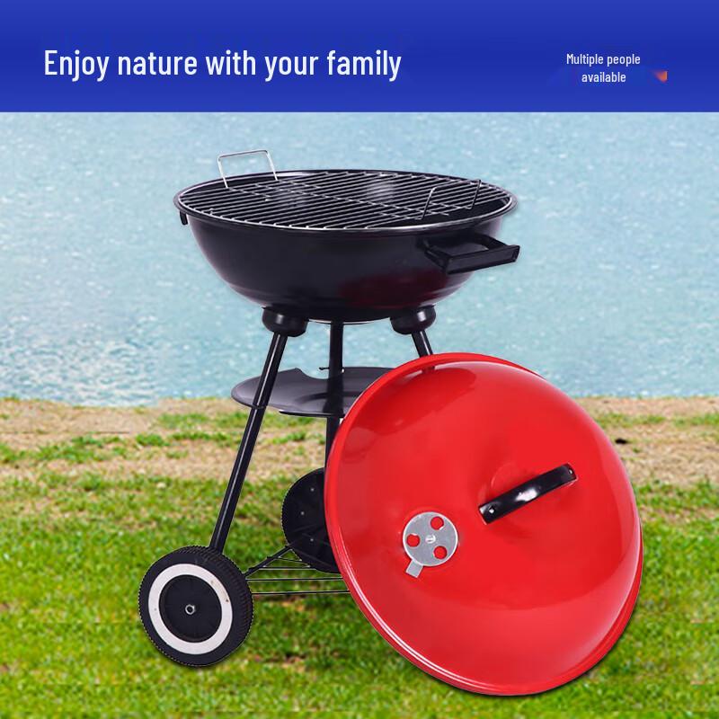 Складной уличный угольный BBQ гриль Suiyuan Haishenzhou из нержавеющей стали Large