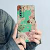 For Realme 7 RMX2151 RMX2155 Phone Case Realme7 4G Back Cover Soft Silicone Sweet Lovely Cartoon Panda Flower Printed Coque Capa