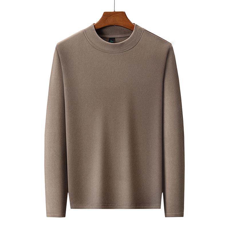 2025 Herren Thermofleece Langarm Lockerer Sitz Basisschicht T-Shirt