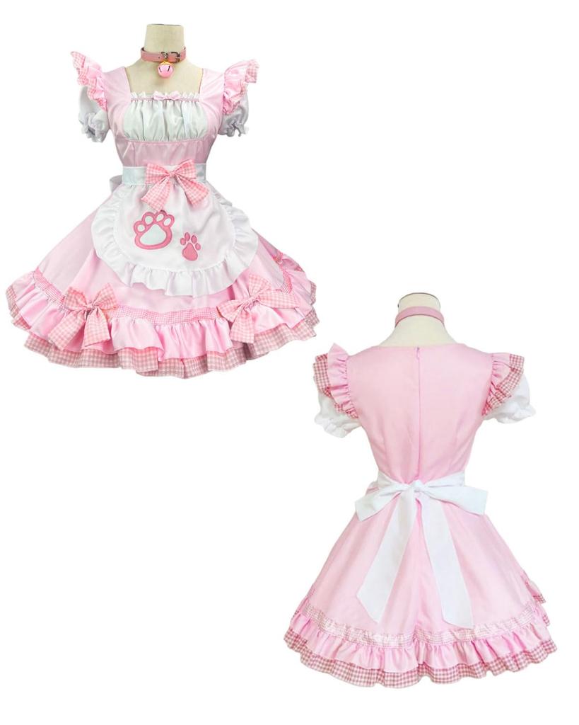 Sexy Cute Maid Cat Lolita Anime Idol Gothic Cosplay Maid Cafe Cute Sexy Cosplay Size [Excellent Quality] & Costume, Uniform, Dress, Lace, Costume,