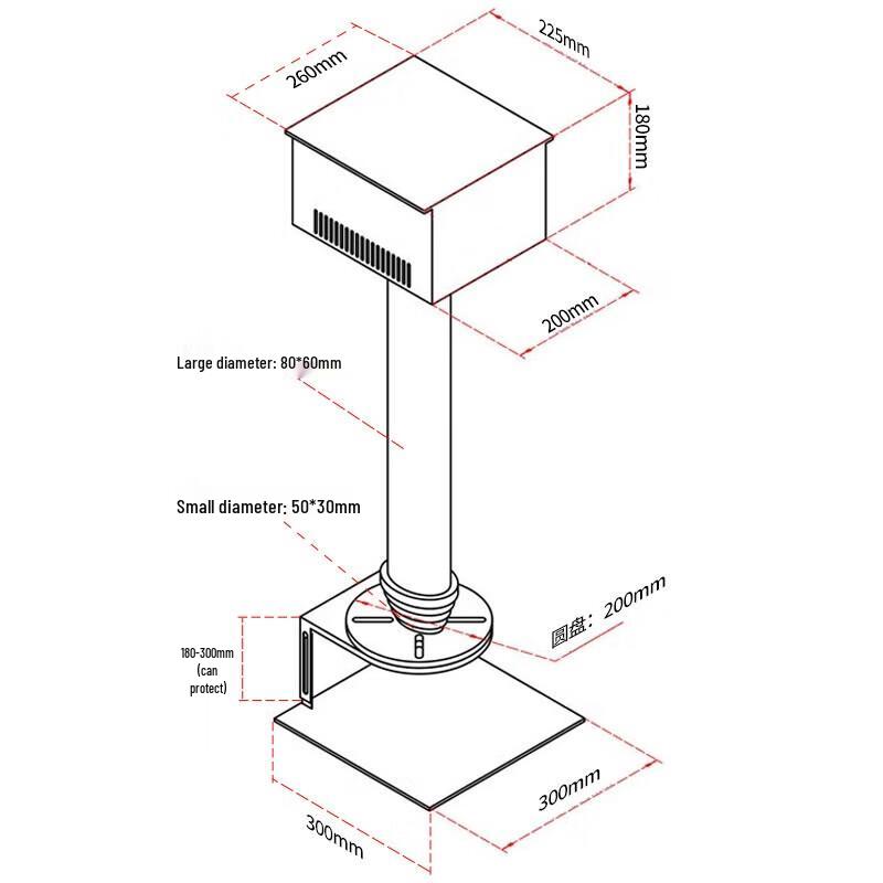 Electric Lifting Projector/Camera Mount (CN version)