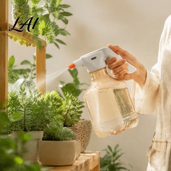 Cleaning Spray Bottle Electric Bottle 3L Plant Mister with Spraying Rod USB Indoor Outdoor Garden Rechargeable Automatic Water Sprayer for