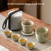 Naijiang Portable Ru Kiln Travel Tea Set