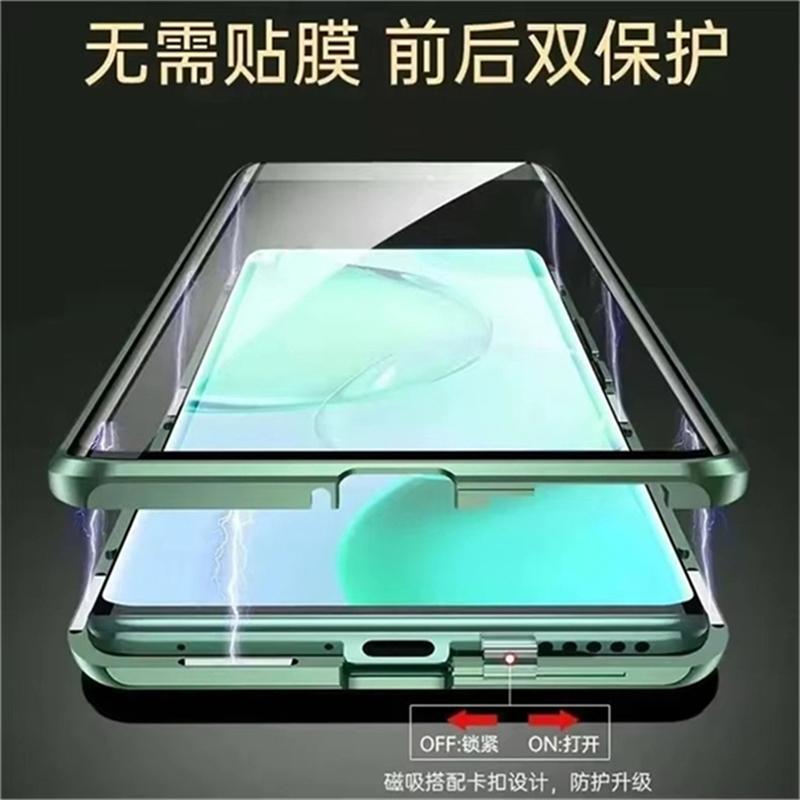 Case For Xiaomi 17T 360 Full Case Double Sided Magnetic Adsorption Metal Capa Tempering Glass Protect Cover For Mi 17 T 5G