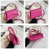 Designer Shoulder Bag Casual Solid Color Leather Small Handbags 2023 New Fashion Women'S Bag Square Flap Crossbody Bags