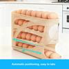 Automatic Scrolling Egg Rack Kitchen Egg Holder Storage Box Egg Basket Container Organizer Rolldown Refrigerator Egg Dispenser