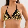 Sexy Bikini Accessories Tassel Chest Chain Body Chain Handmade Star Sequin Hot Girl Chest Ornament