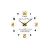 Acrylic Craft Clock Frameless Clock Silent Wall Clock Self-adhesive Home Living Room Wall Clock Home Sweep Seconds
