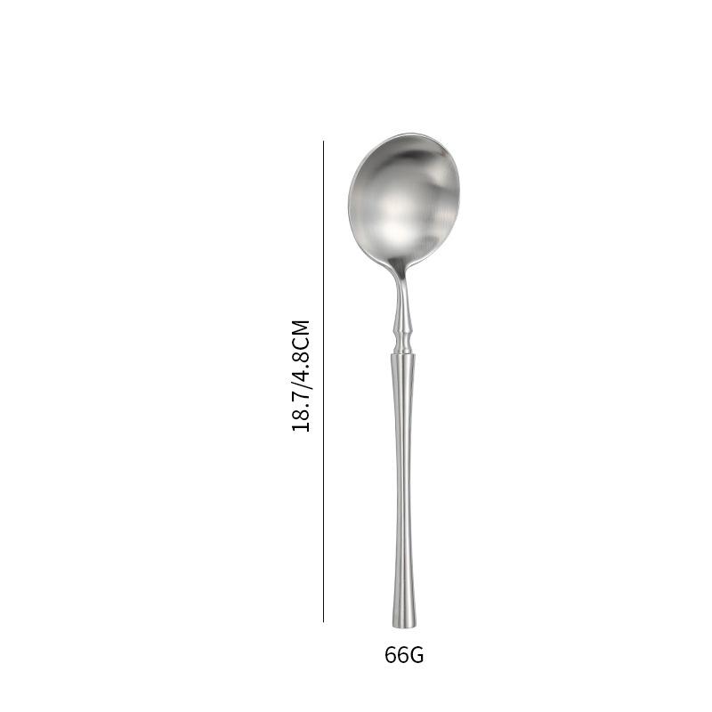 304 Stainless Steel Knife, Fork and Spoon Household Small Waist Tableware High-end Restaurant Western Tableware Steak Knife Red Wine