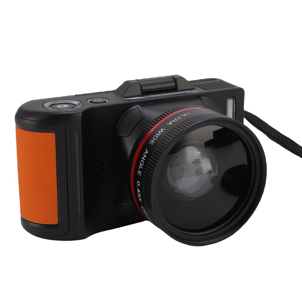 64MP Digital Camera HD 4K Photography Portable Compact Camera with 3in Screen 18X Zoom Anti Shake Auto for Travel