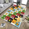 Red Birds Characters Collage Office Rug Chair Mat, Game Carpet, Suitable for Front Door, Bedroom, Living Room, Desk, Holiday Gift