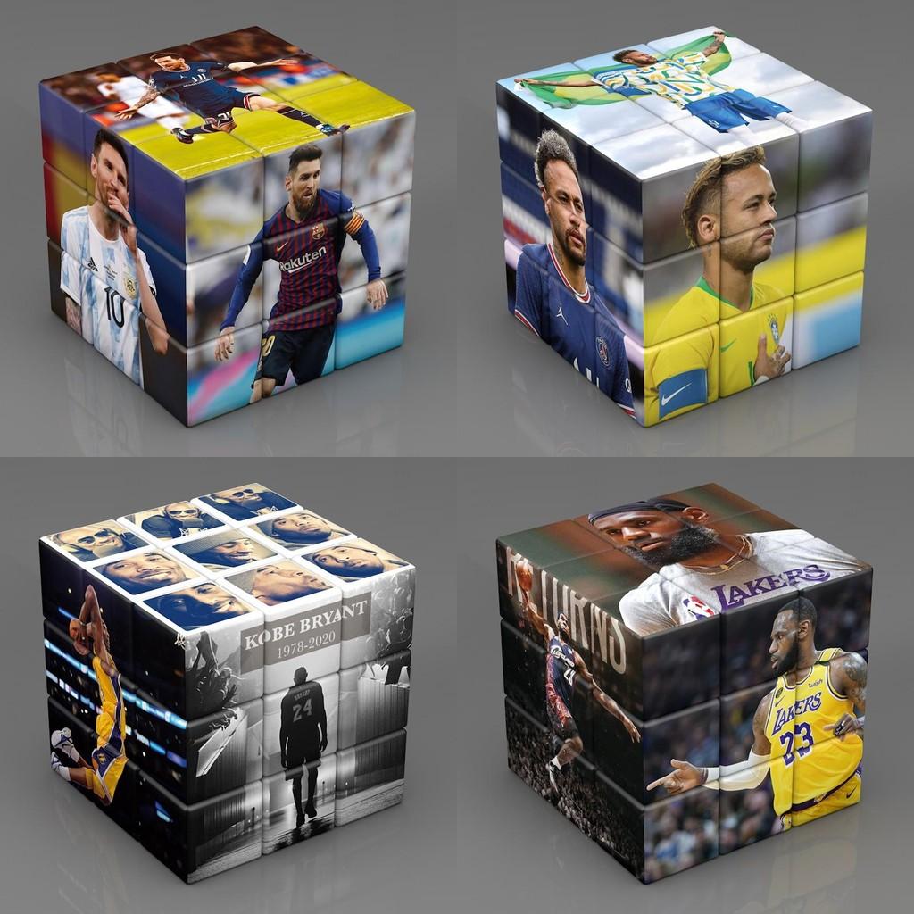Unique Neymar Soccer Star Rubik's Cube Stylish 3x3 Puzzle Toy For Fans And Collectors