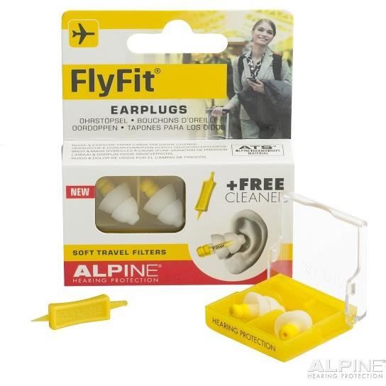 Alpine Bouchons d'Oreilles FlyFit Voyage 1 paire
