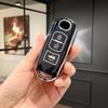 Silver Edge Tpu Car Key Case Keyless Shell Fob For Mazda Cx-3 Cx3 Cx-5 Cx5 Cx7 2 3 5 6 Bl Bm Gj Atenza Axela Demio Cx-9 Cx8