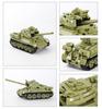Children's Small Particle Building Blocks - T-34-85 Military Tank Toy (Ages 6-12)