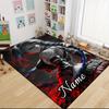 Custom Name "Flame Warrior's Name" Carpet Rug Customizable Soft Washable Anti-Slip Home Living Room Sofa Mats Personalized Rug. 0909149