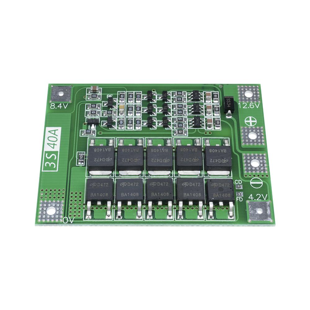 3S/4S 40A 60A Li-ion Lithium Battery Charger Protection Board 18650 BMS For Drill Motor 11.1V 12.6V/14.8V 16.8V Enhance/Balance