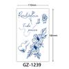 Herbal Tattoo Stickers, Juice Tattoo Stickers, Semi-Permanent English Letter Tattoo Stickers Tattoo