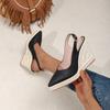 Fashion Wedges High Heel Platform Sandals Women Point Toe Hemp Heels Ankle Strap Sandals Ladies Summer Chaussures Femme Sandalias Mujer