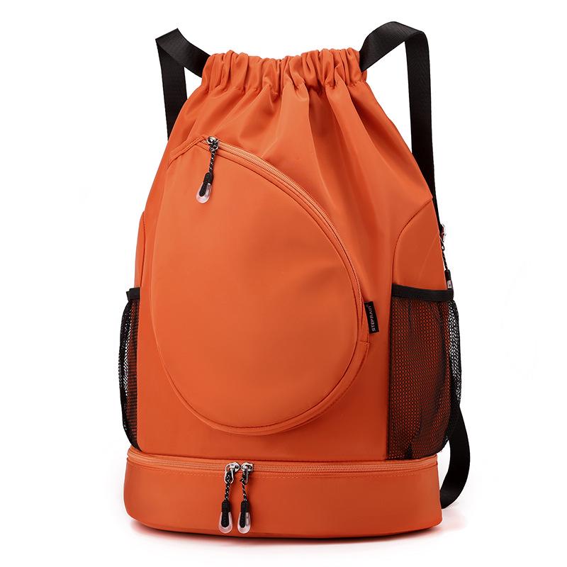 Sport-Kordelzug-Badminton-Rucksack mit großer Kapazität und wasserabweisend