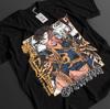 Anime Record Of Ragnarok Qin Shihuang Schwarzes T-Shirt Geschenk für Otaku