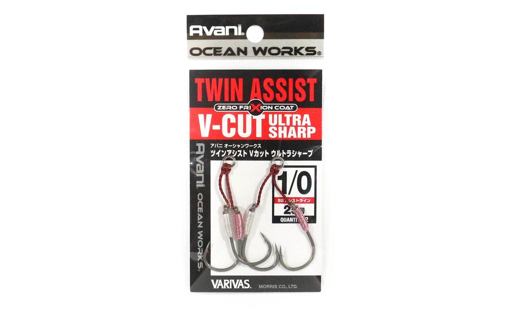 Varivas AH-66 Ocean Works Twin Assist V Cut Ultra Sharp Velikost 1/0 (4599)