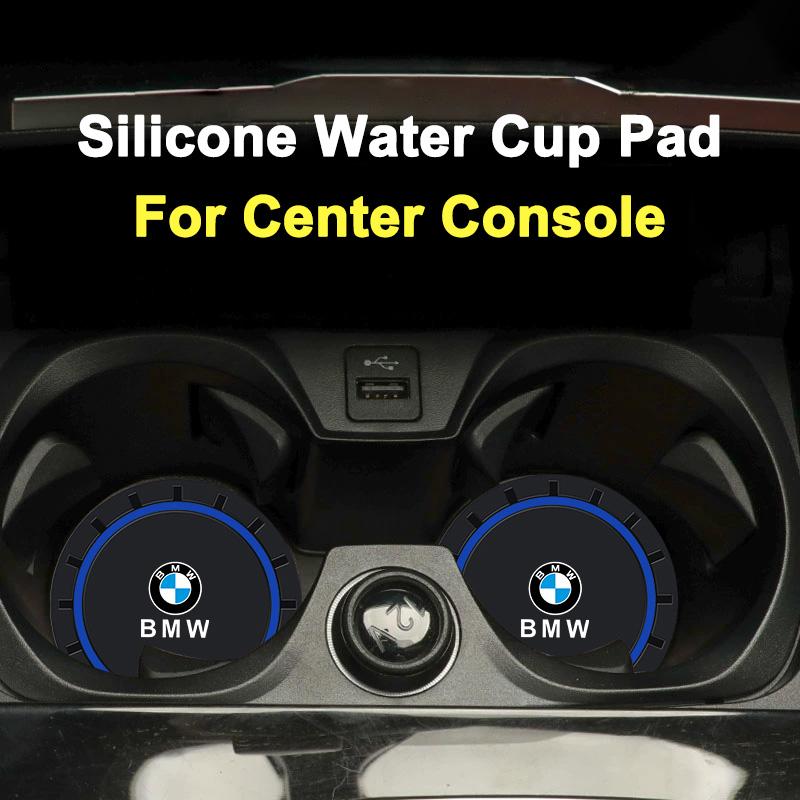 FA72pcs Car Coaster Water Cup Non-Slip Pad Silicone Mat For BMW 50th Anniversary 1 3 5 7 Series M F01 F20 F10 E46 E53 E60 E93 X1 X3