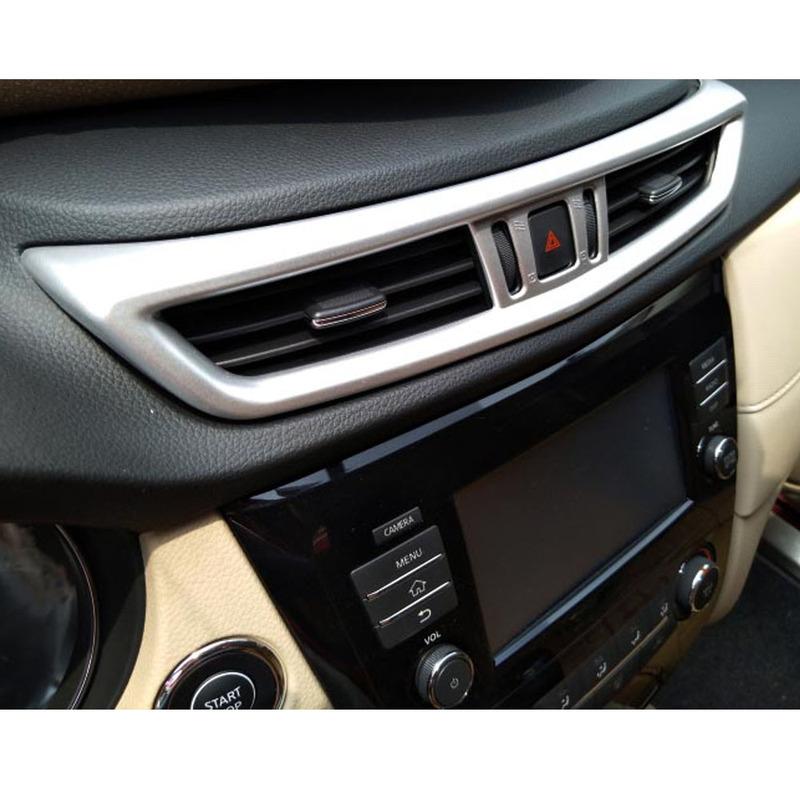 Car Switch Vent Outlet Air Condition Panel Trim Frame Lamp Warm For Nissan X-Trail T32/Rogue 2014 2015 2016 2017 2018