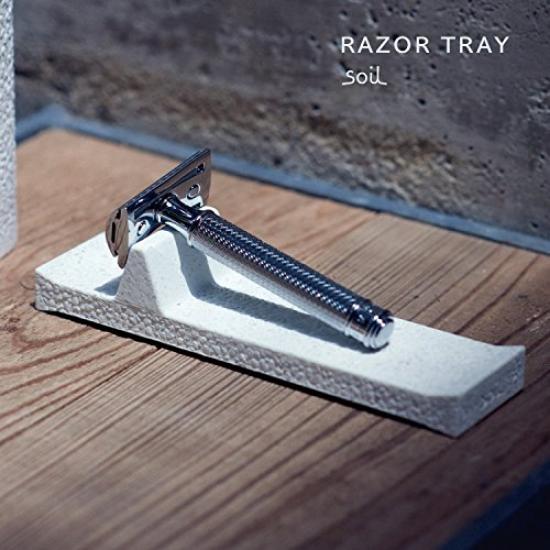 Boden Kieselgur Rasierablage Grün Rasierablage Hergestellt in Japan B378