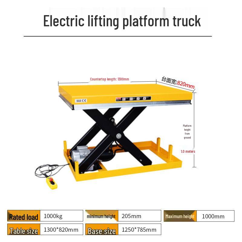 Mobiler elektrisch-hydraulischer Scherenhubbühnen-Plattformwagen
