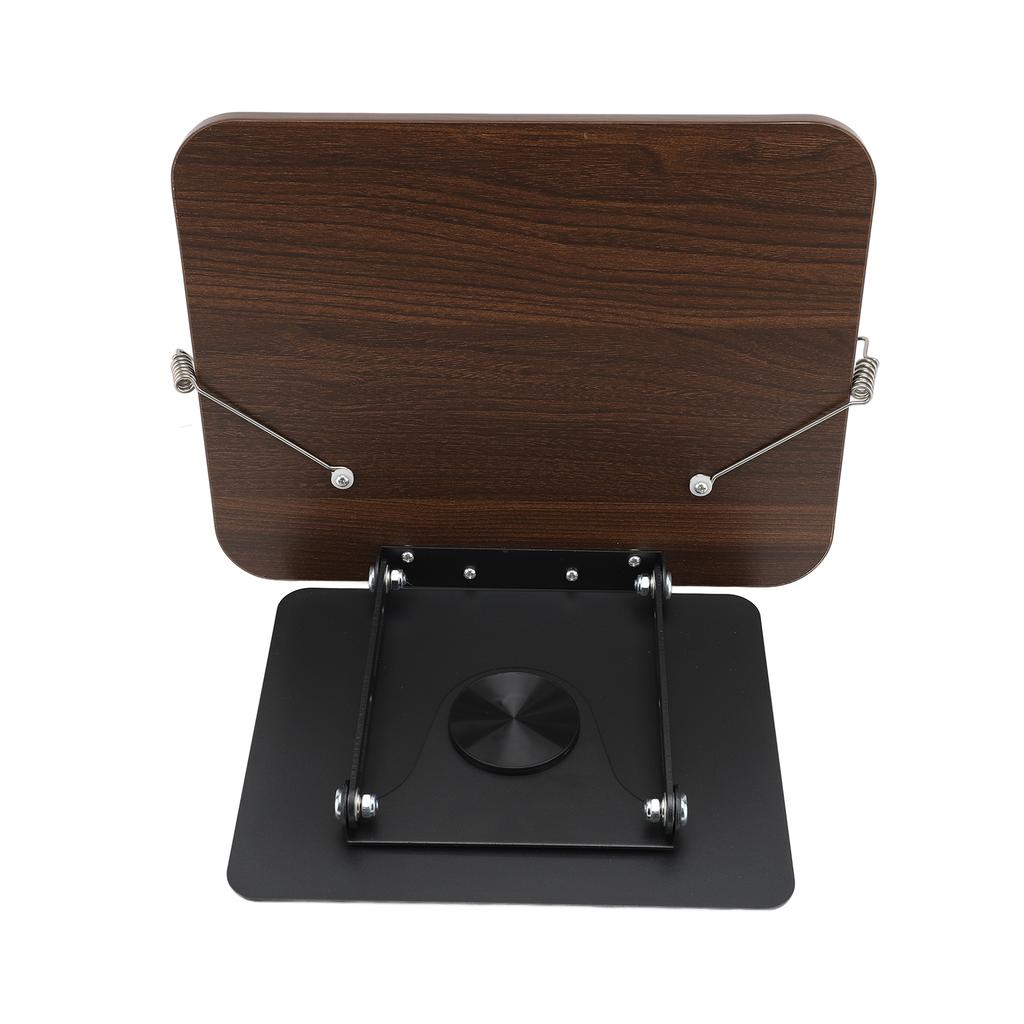 Reading Stand with 360 Degree Rotating Base and Page Clips Multifunctional Lift Support Book Holder