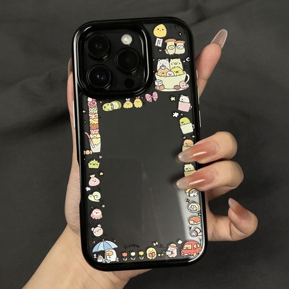 Acrylic Phone Case for iPhone 11 12 13 14 Pro 12 14 16 Pro Max for Samsung A16 A36 A56 S24 FE High-quality Painted Anti-fall Mobile Phone Case