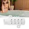 8 Port Plumbing Manifold Water Separator Accessory for Spa Hot Spring Tub PVC Water Pipe