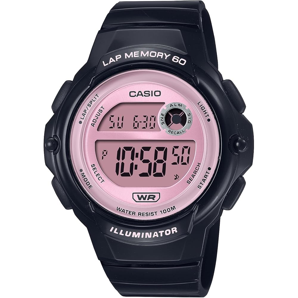 Casio LWS-1200H Series Black Digital Watch Water Resistant Alarm Timer