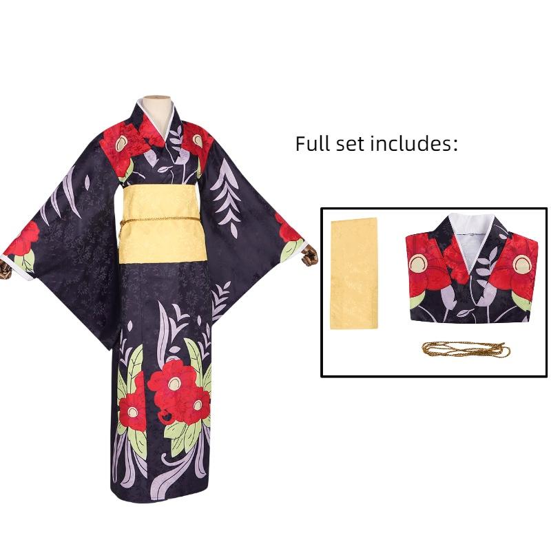 

Костюм для косплея аниме-игры Demon Slayer Тамаё в японском стиле кимоно, подарок, наряд S