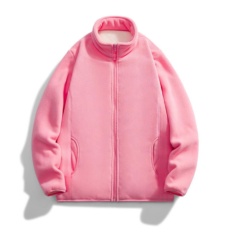 Autumn and Winter Outdoor Sports Men's and Women's Sweaters with Fleece and Thicker Jackets