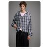 Giacca con cappuccio a quadri retrò da uomo CATTEE - Moda casual primaverile