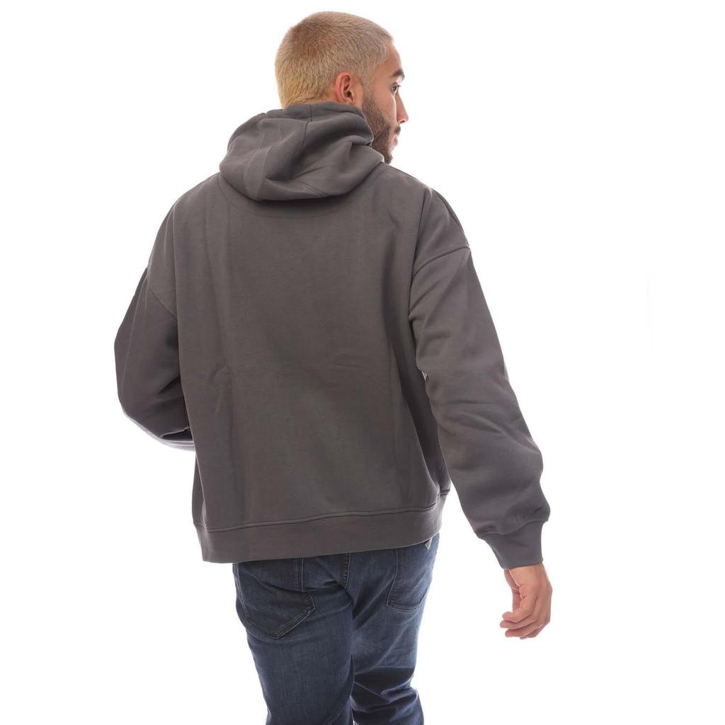 Blood Brother Mens Badged Basket Hoodie