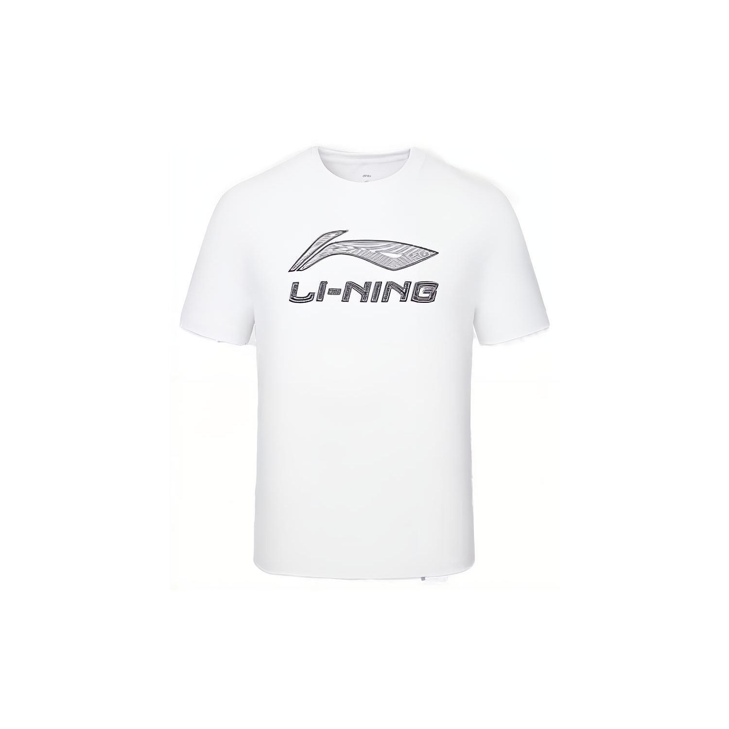 

Футболка с короткими рукавами и логотипом Li Ning, быстросохнущая, унисекс, белая YTST049-1 3XL