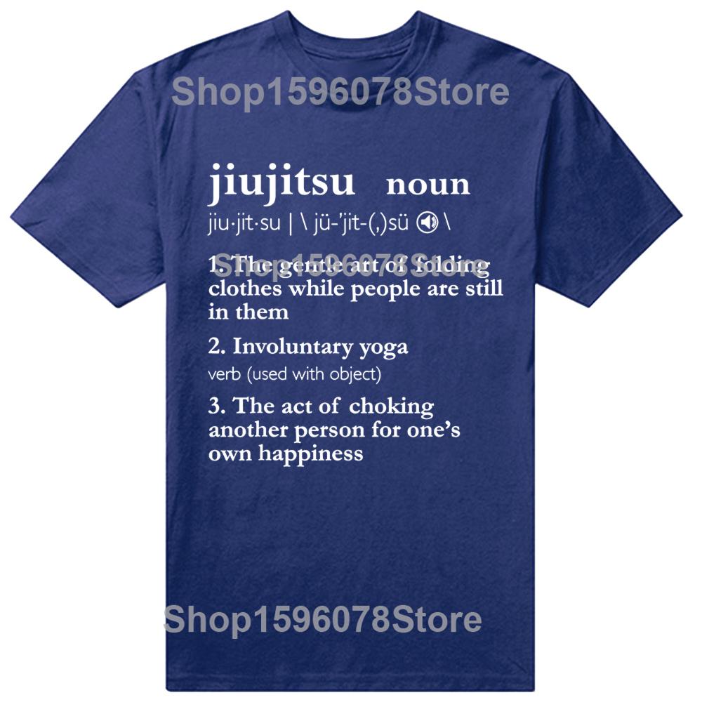 Brazylijskie Jiu Jitsu Zabawne Graficzne Koszulki BJJ Męskie Damskie Modne Codzienne Luźna Koszulka 100% Bawełna Luźna Koszulka Oversize