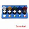 Metal Watch Repair Tool Set: Square & Five-Hole Oil Dishes with Dropper