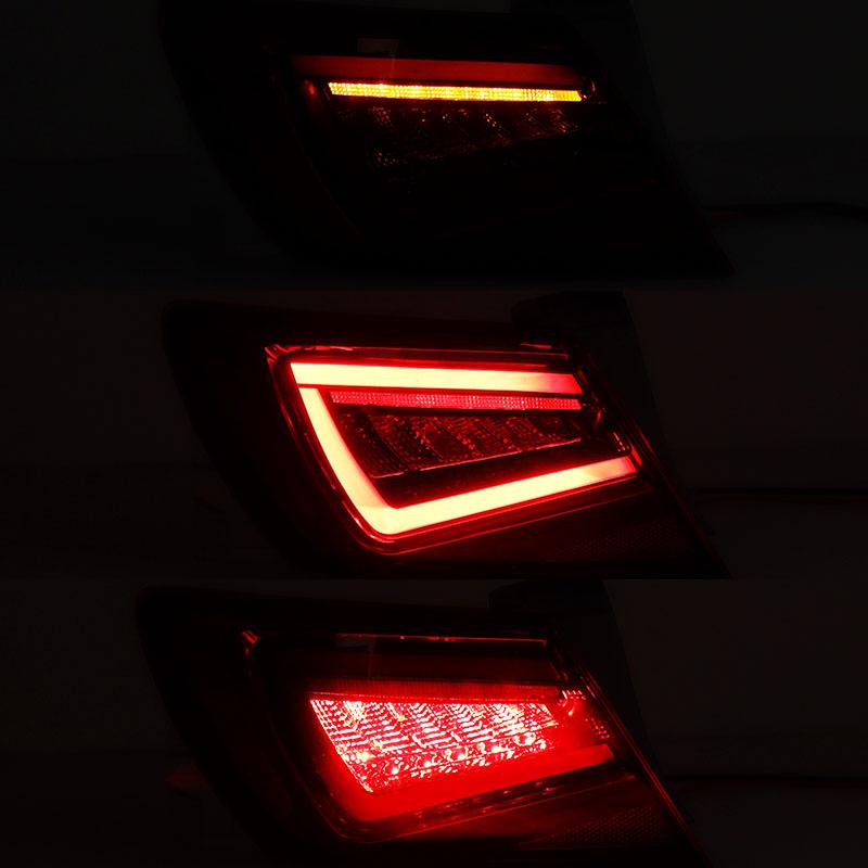 For Seat Leon 2017 2018 2019 2020 Rear Tail Light Assembly Warning Brake Lamp Turning Signal Lamp Car Tail Light Driving Light