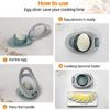 Durable Plastic and Nonrust Steel Eggs Slicers Offering Longevities Multiple Cutting Option for Kitchen Efficiency