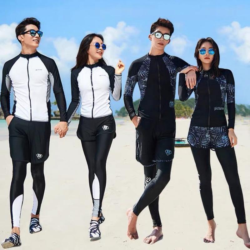 Women's Quick-Dry Two-Piece Snorkeling Wetsuit with Sun Protection and Jellyfish Guard