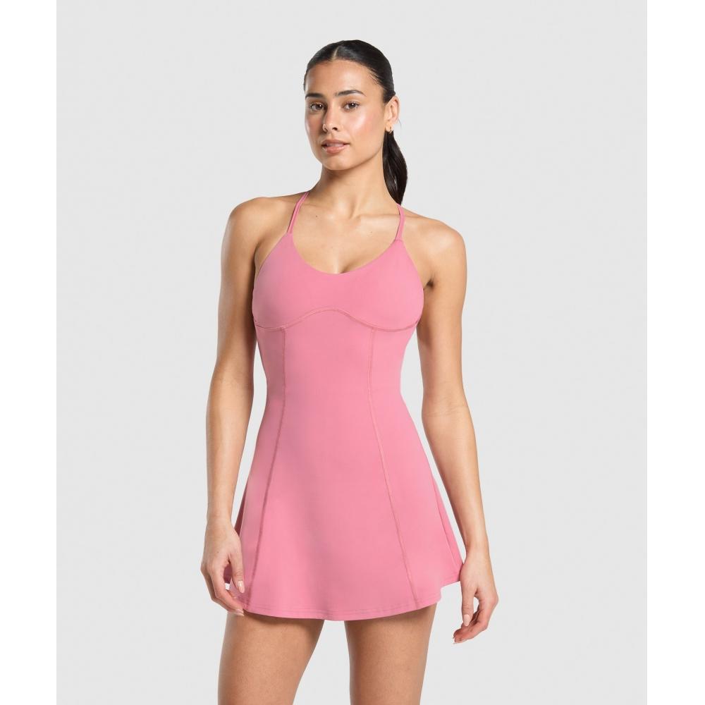 

Gymshark Strappy 2 In 1 Dress Sunset pInk B2c6r Kcll XXL
