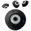 Black Cushion Wheels for Rowing Machine Seats, Easy Installation