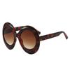 Occhiali da Sole Rotondi Oversize con Montatura Grande da Donna Per Uomo Lusso Designer Vintage Popolari da Esterno Viaggio Punk Occhiali da Sole UV400