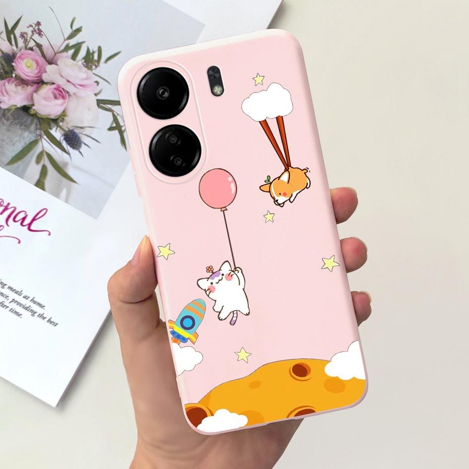 Für Xiaomi Redmi 13C 2023 Hülle Mode Mond Weltraum Muster Capa Schlanke Weiche Silikonhülle Für Xiaomi Redmi 12C Hülle Redmi13C Hülle