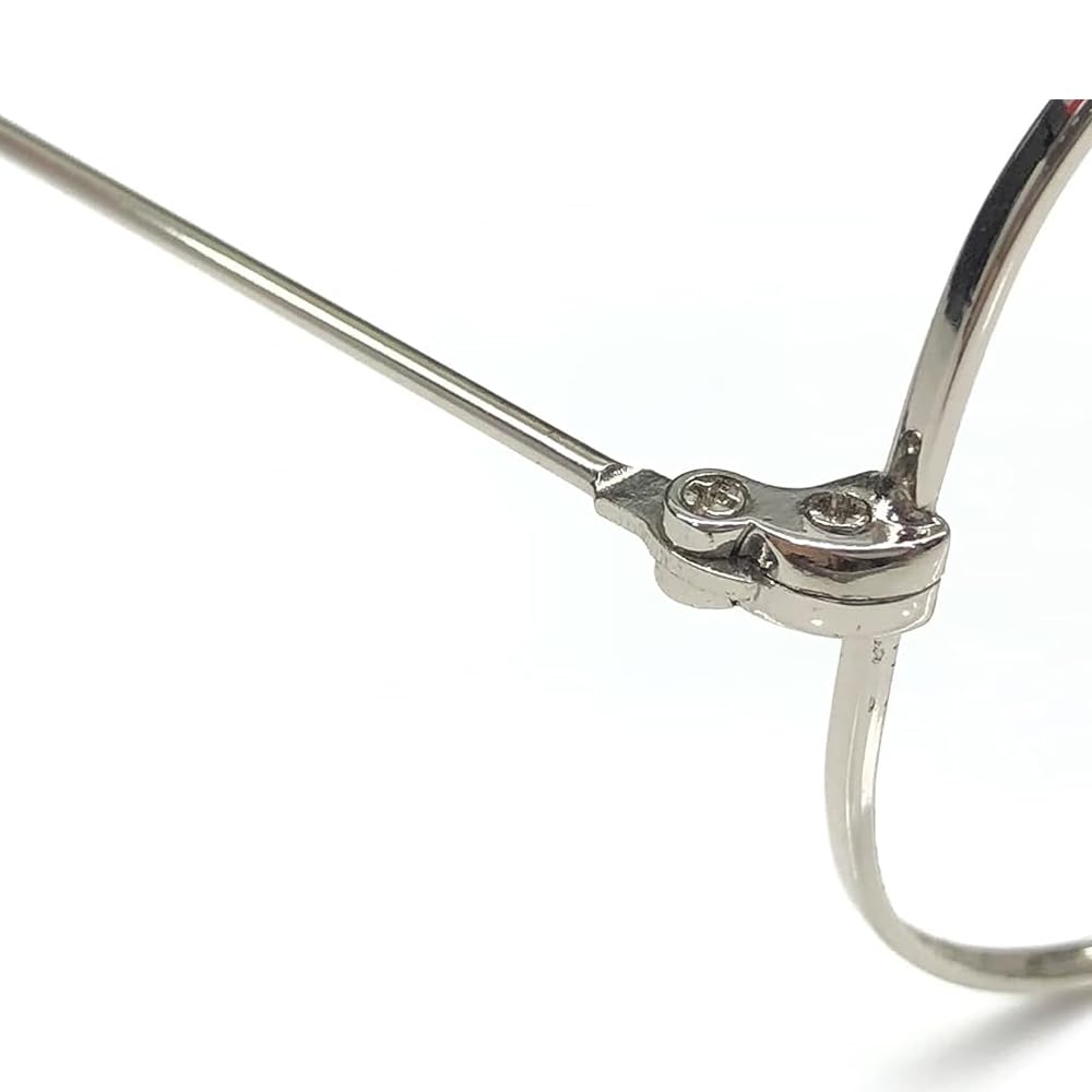 RSINC Full Rim Light Weight, Frame/Eyeglass/Spectacle, Optical, for Men and Women, Silver - Black IB-1 M1 D4-