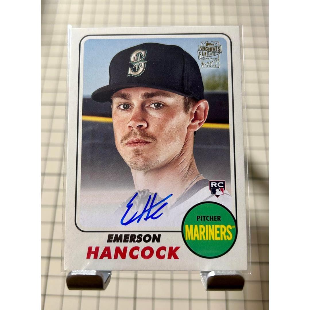 Used Topps Archives Emerson Hancock Autograph